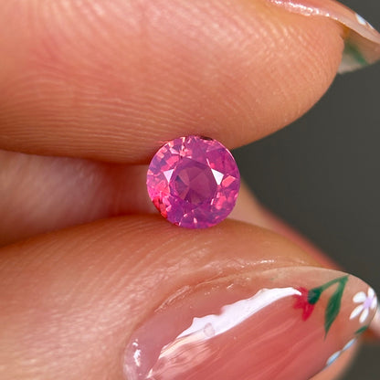 0.54ct Natural Pink Milky Sapphire Vietnam.