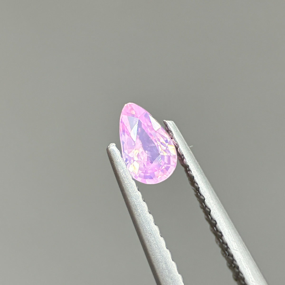 0.35ct Natural Pink Milky Sapphire Vietnam. Pear Shape. No Treatment Milky Sapphire Luc Yen.