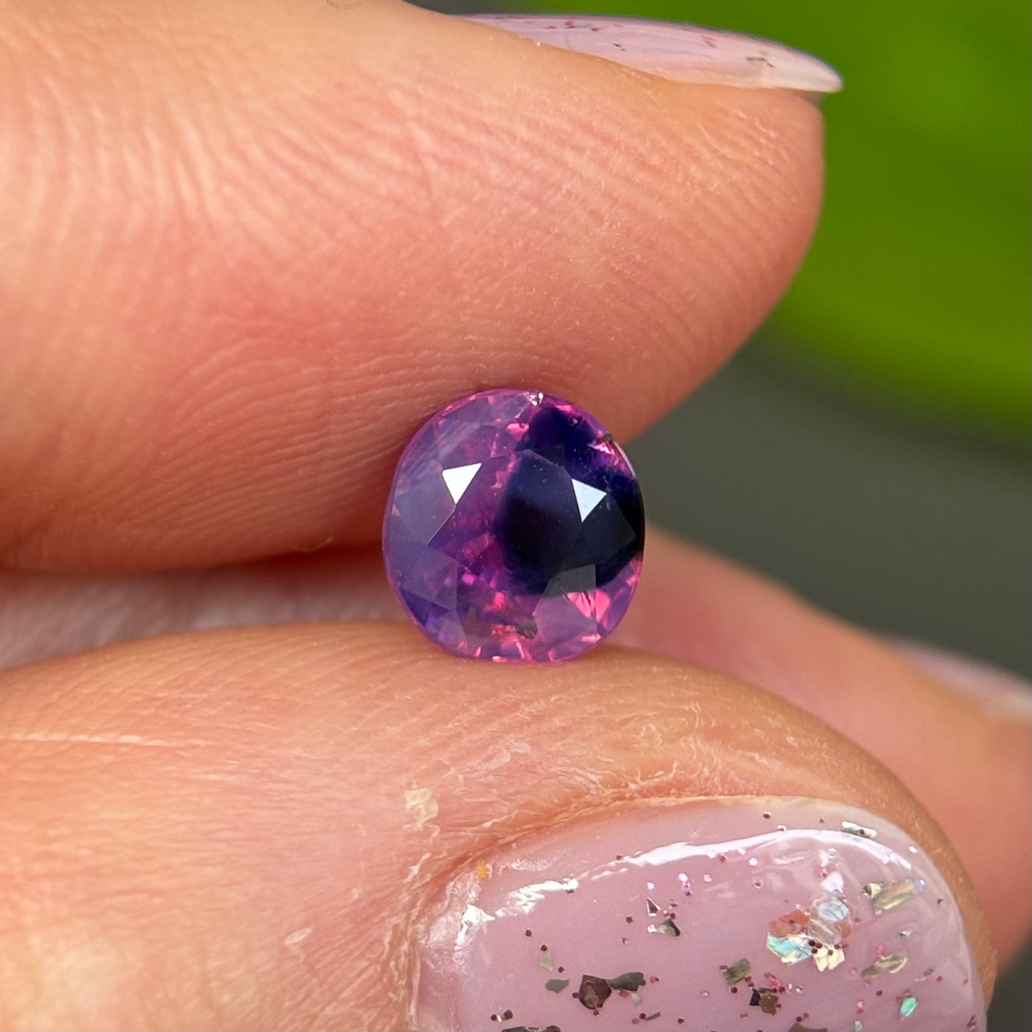 1.32 ct Natural Purple Milky Sapphire Vietnam