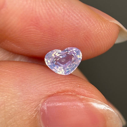 0.8ct Natural Milky White Sapphire Vietnam