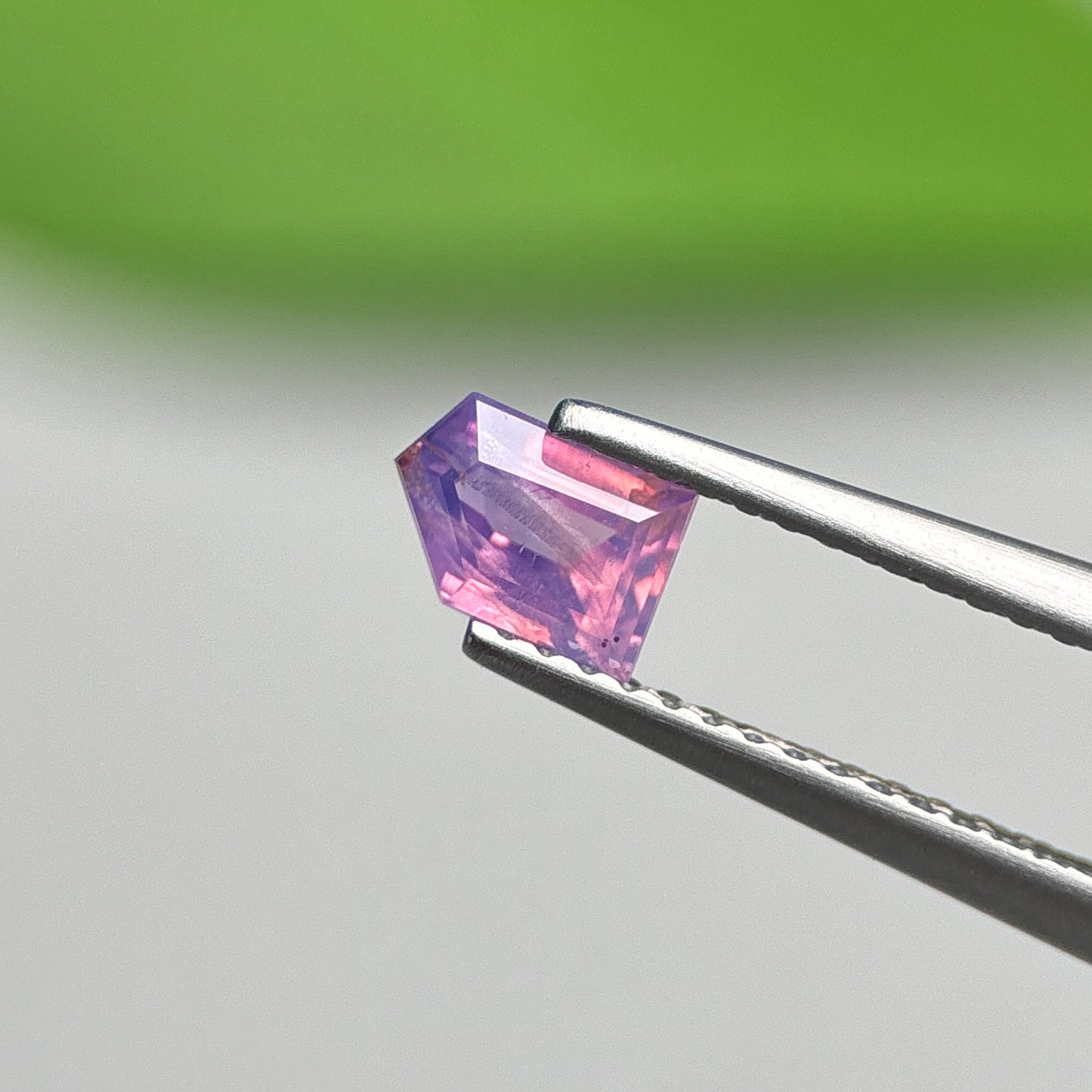 0.62ct Natural Pinkish Purple Sapphire Vietnam. No treatment.