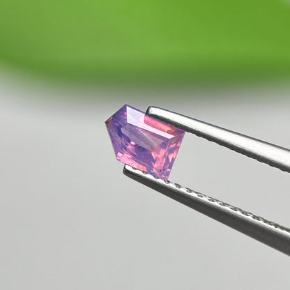 0.62ct Natural Pinkish Purple Sapphire Vietnam. No treatment.