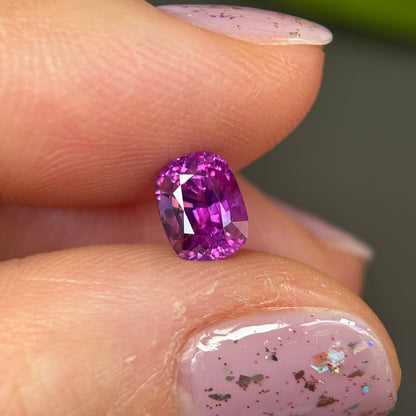 1.20 ct Natural Purple Milky Sapphire Vietnam