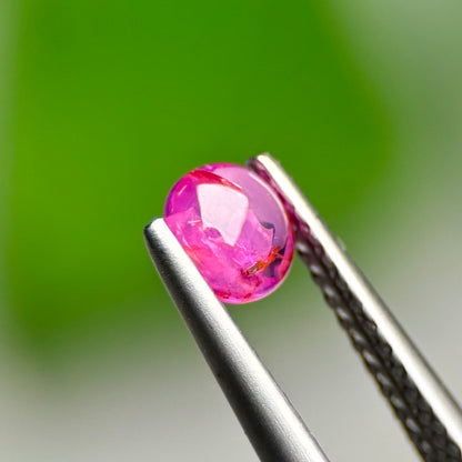 0.42ct Natural Pink Cacbochon Sapphire Viet Nam. No treatment Sapphire Luc Yen.