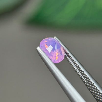 0.84 ct Natural Pink Milky Sapphire Vietnam. Oval Shape. No Treatment.
