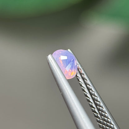 0.55 ct Natural Pink Milky Sapphire Vietnam. Cushion Shape. No Treatment.