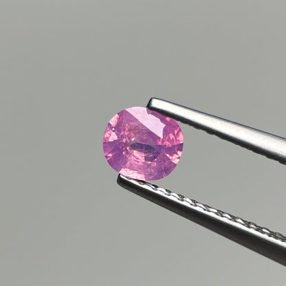 0.47 ct Natural Pink Milky Sapphire Vietnam. Cushion Shape.