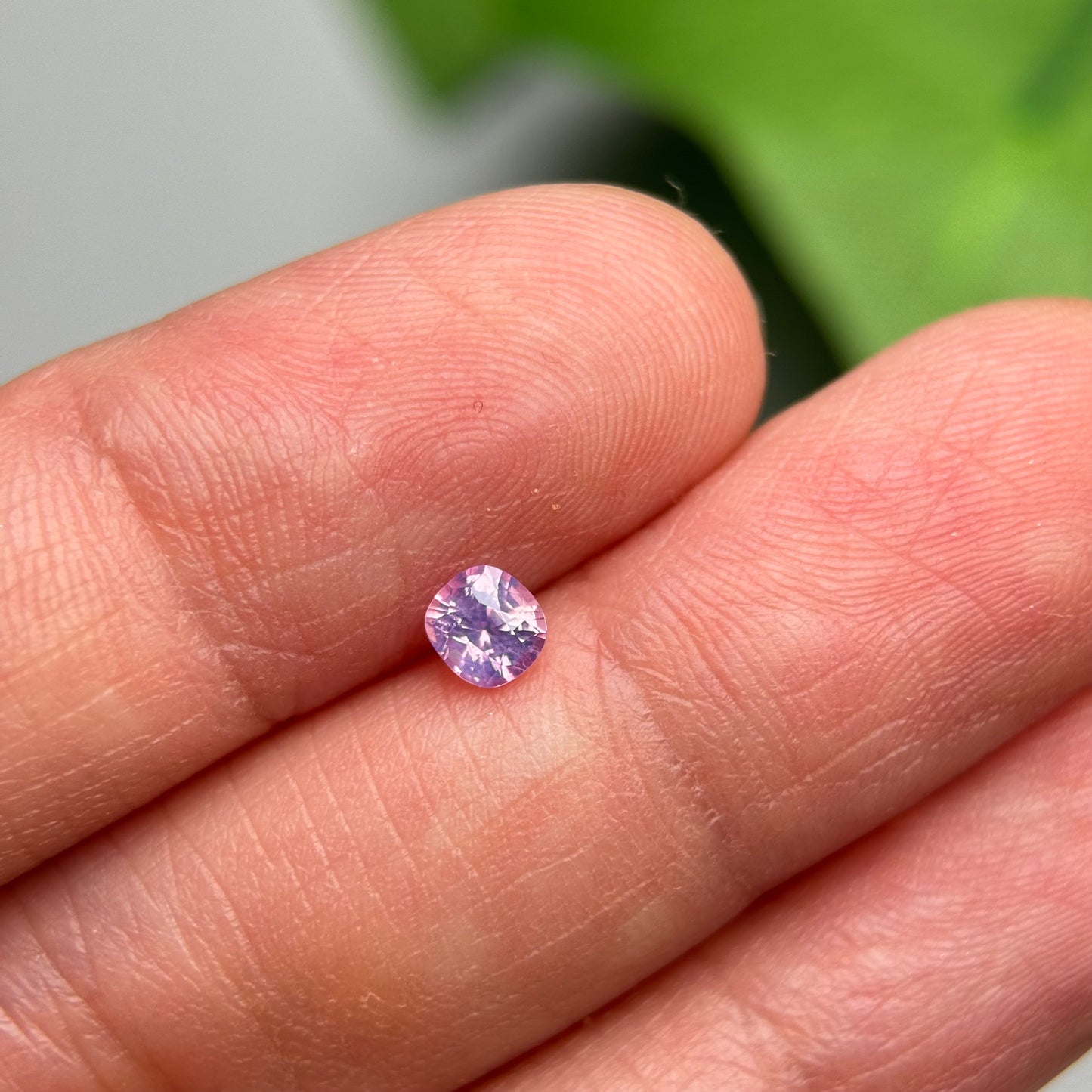 0.32ct Natural Purplish Pink Milky Sapphire Vietnam.