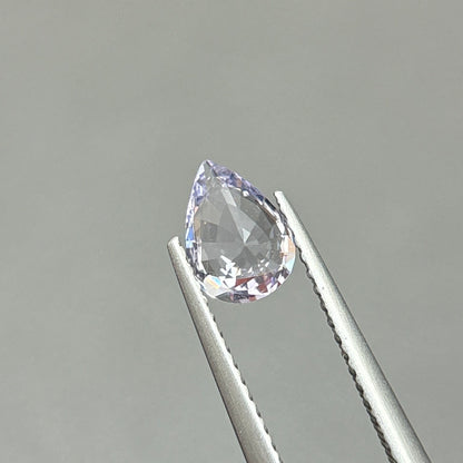 0,76ct Natural White Spinel Viet Nam. Pear Shape. No Treatment Spinel Luc Yen.