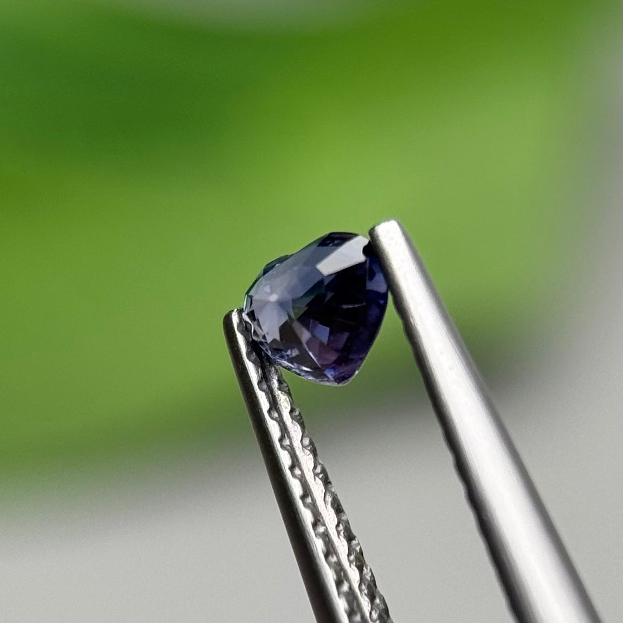 0.43 ct Natural Blue Milky Sapphire Vietnam. Heart Shape. No Treatment.