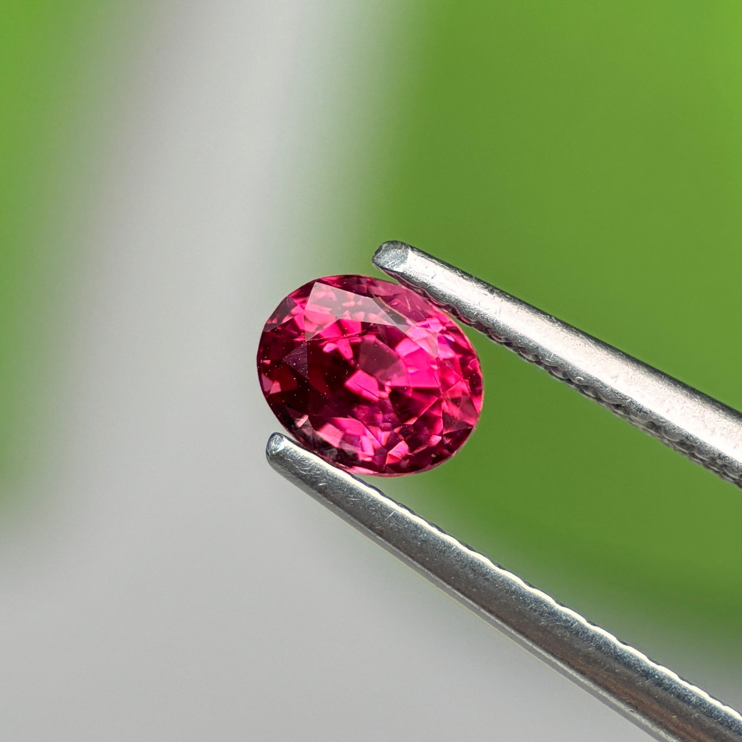 0.66 ct Natural Brownish Red Spinel Vietnam. Oval Shape. No Treatment.