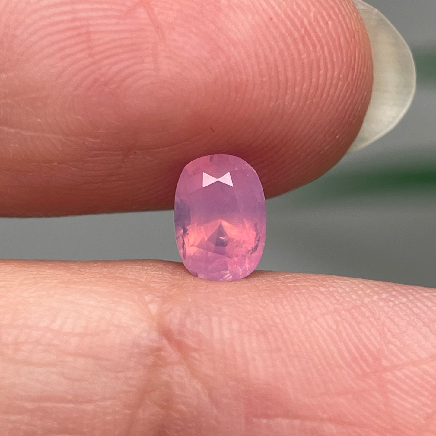 0.85ct Natural Milky Padparadscha Sapphire Vietnam