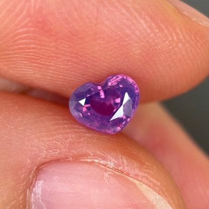 0.75ct Natural Milky Purple Sapphire Vietnam