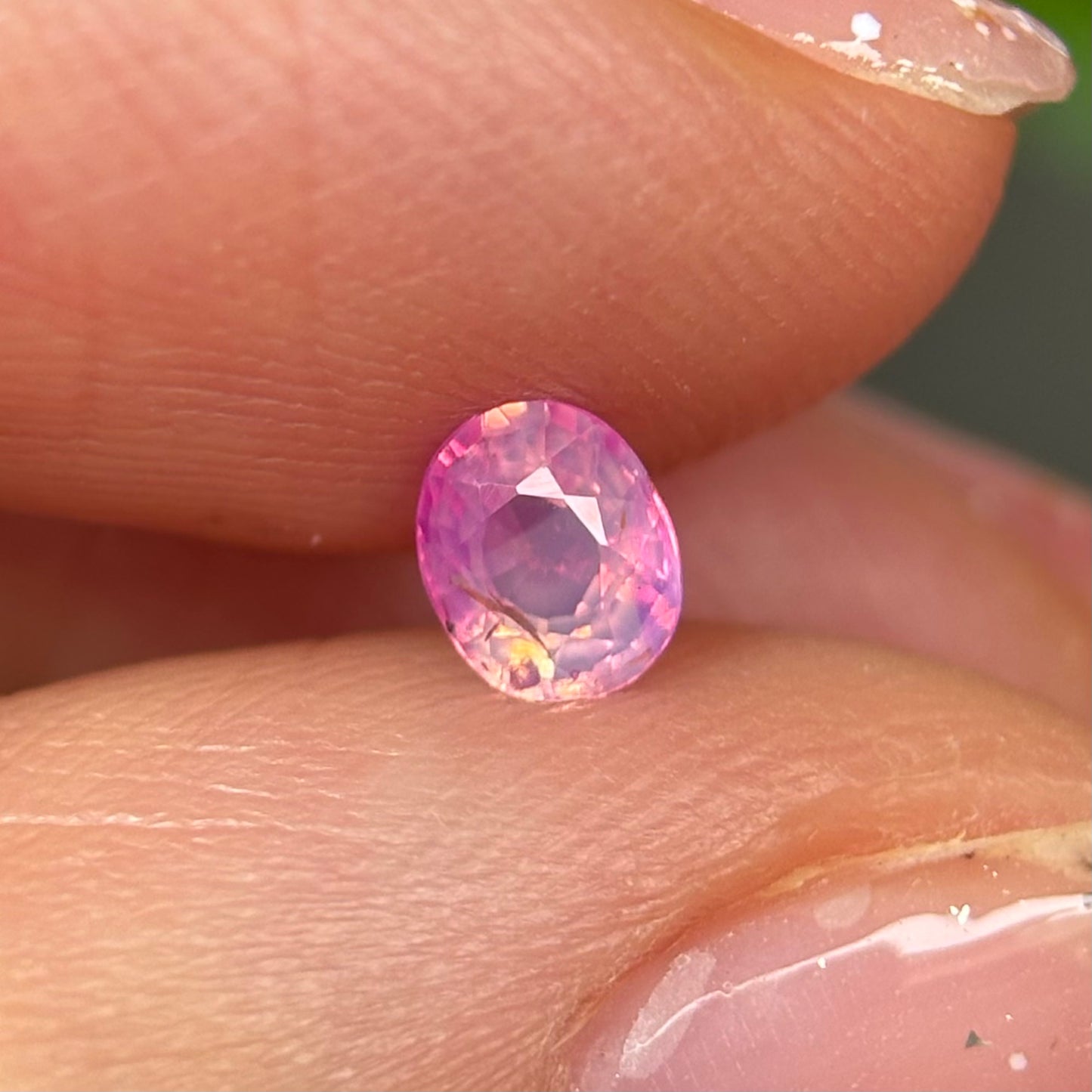 0.36ct Natural Pink Milky Sapphire Vietnam.