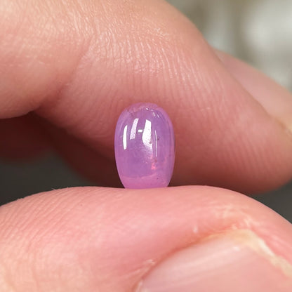1.32ct Natural Pink Milky Cacbochon Sapphire Viet Nam. No Treatment Sapphire Luc Yen.