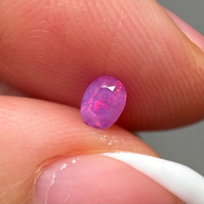 0.40ct Natural Milky Pink Sapphire Vietnam