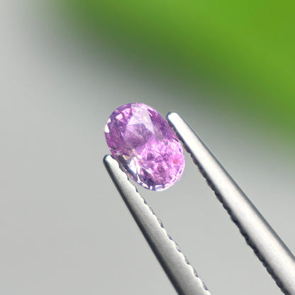 0.55 ct Natural Purple Sapphire Vietnam. Oval Shape.