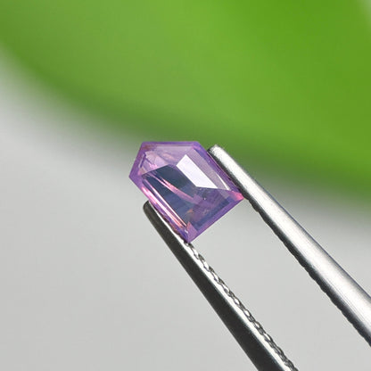 0.62ct Natural Pinkish Purple Sapphire Vietnam. No treatment.