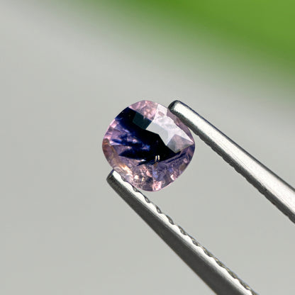 0.48 ct Natural Blueish White Milky Sapphire Vietnam. Cushion Shape.