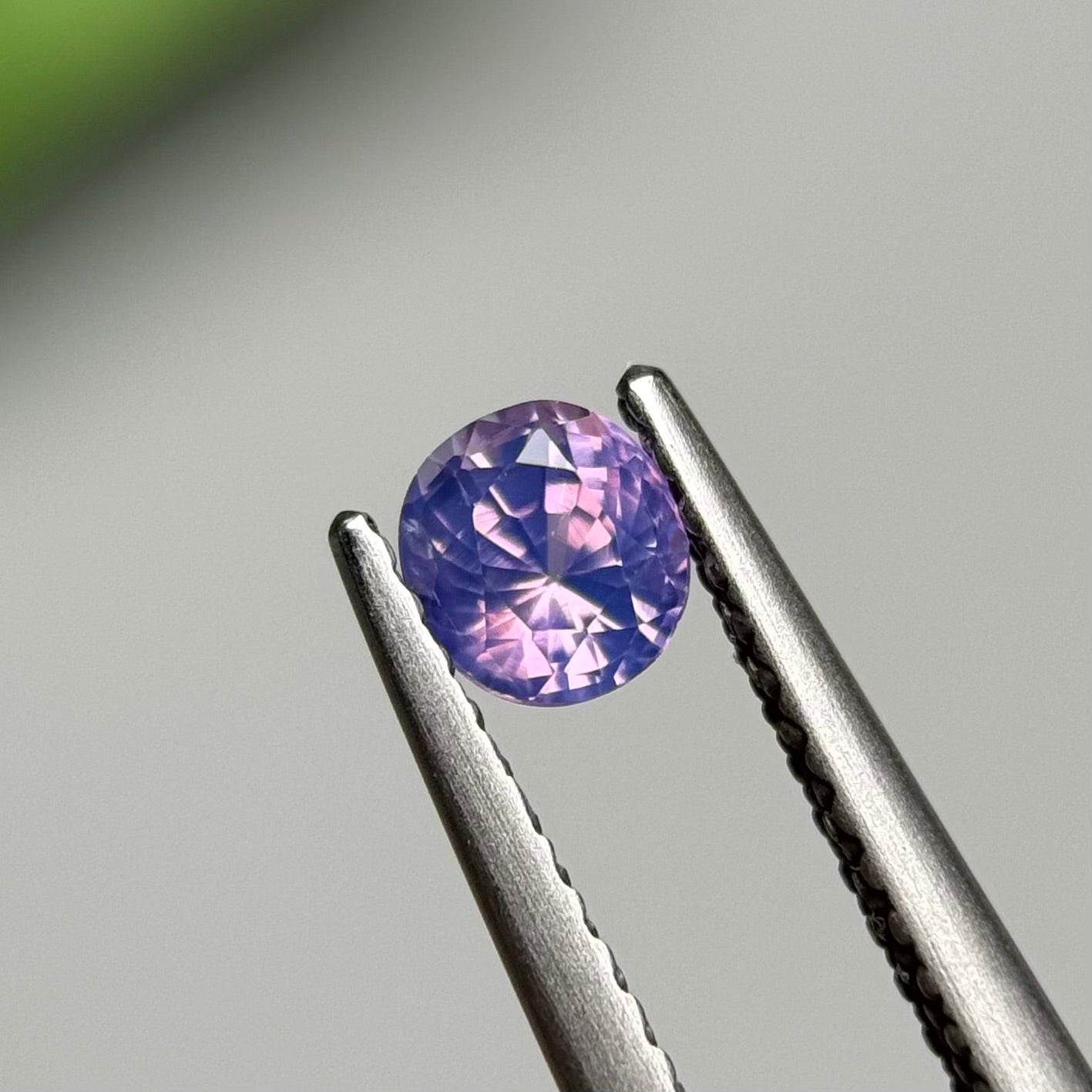 0.43ct Natural Pinkish Purple Milky Sapphire Vietnam.