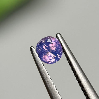 0.43ct Natural Pinkish Purple Milky Sapphire Vietnam.
