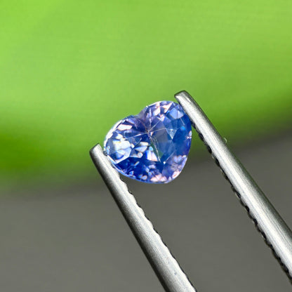 0,57ct Natural Blue Sapphire Vietnam. Heart Shape. No Treatment Sapphire Luc Yen.