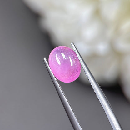 3,73ct Natural Pink Cacbochon Sapphire Viet Nam. No Treatment Sapphire Luc Yen.