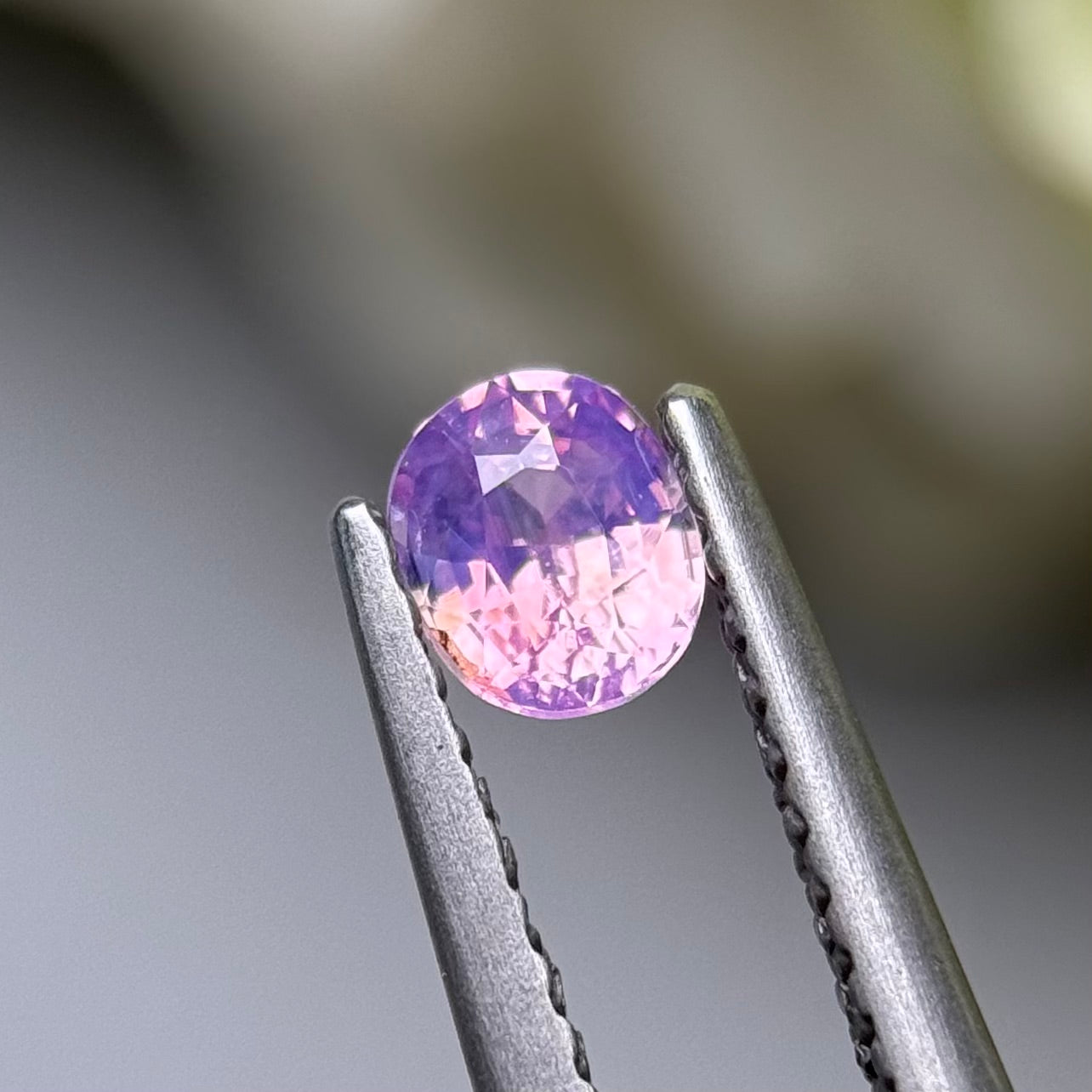 0.41ct Natural Pinkish Purple Milky Sapphire Vietnam.