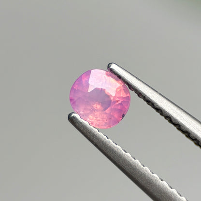 0.46 ct Natural Pink Milky Sapphire Vietnam. Cushion Shape.