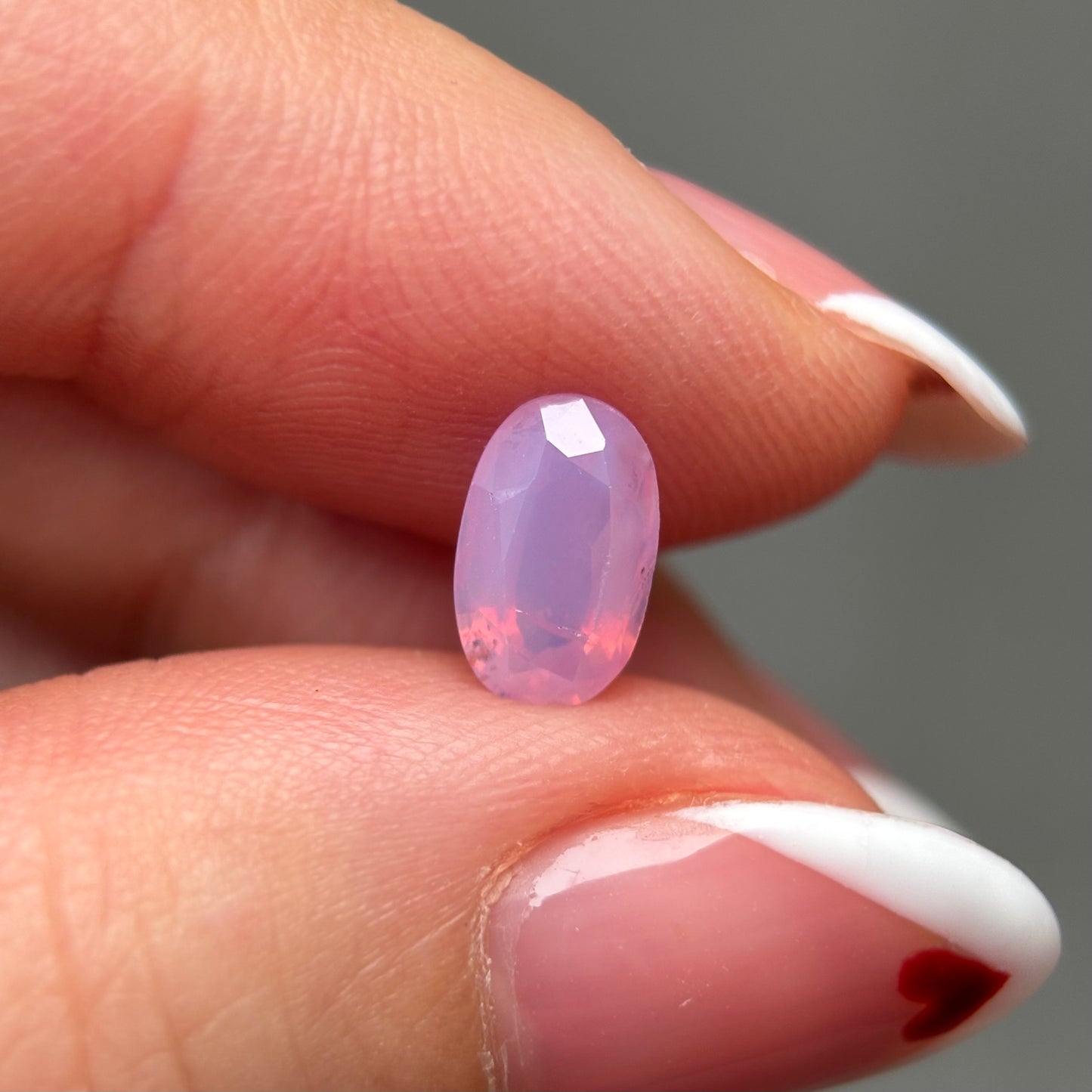 1.23ct Natural Milky Pink Sapphire Vietnam