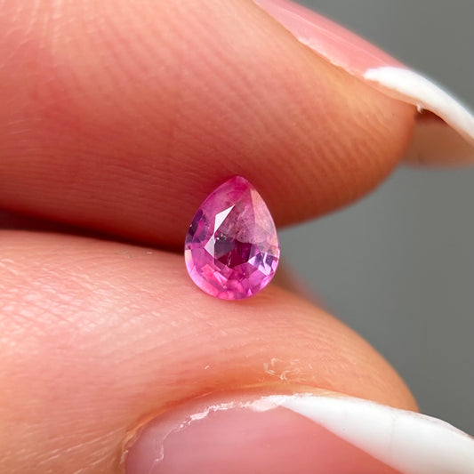 0.33ct Natural Milky Pink Sapphire Vietnam