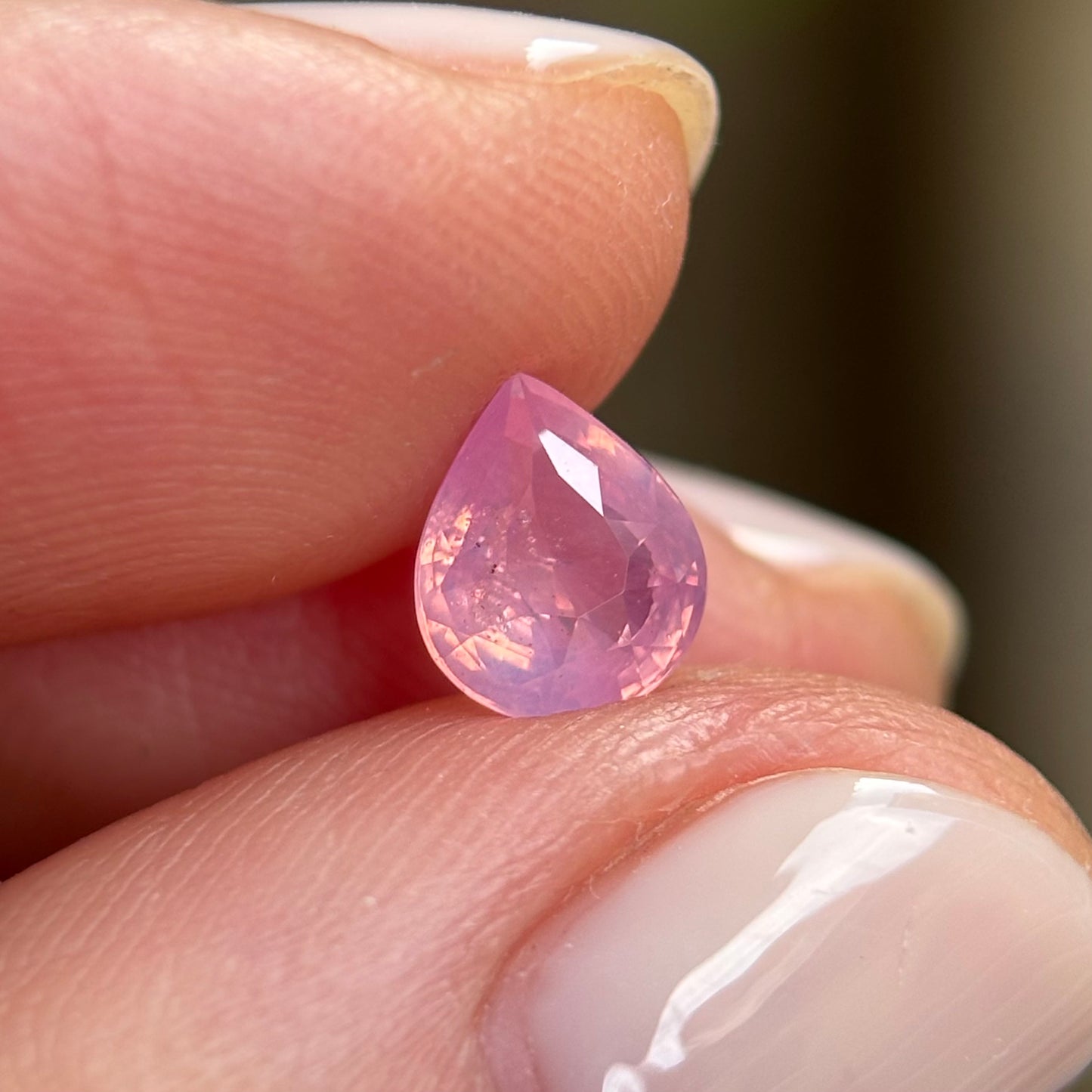 1.05 ct Natural Pink Spinel Vietnam. Pear Shape. No Treatment.