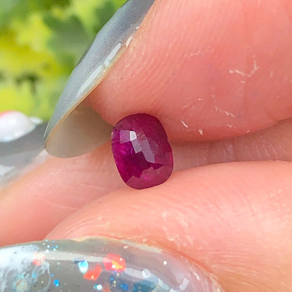 0,36ct Natural Ruby Vietnam. Cushion Shape. No Treatment Ruby Luc Yen.