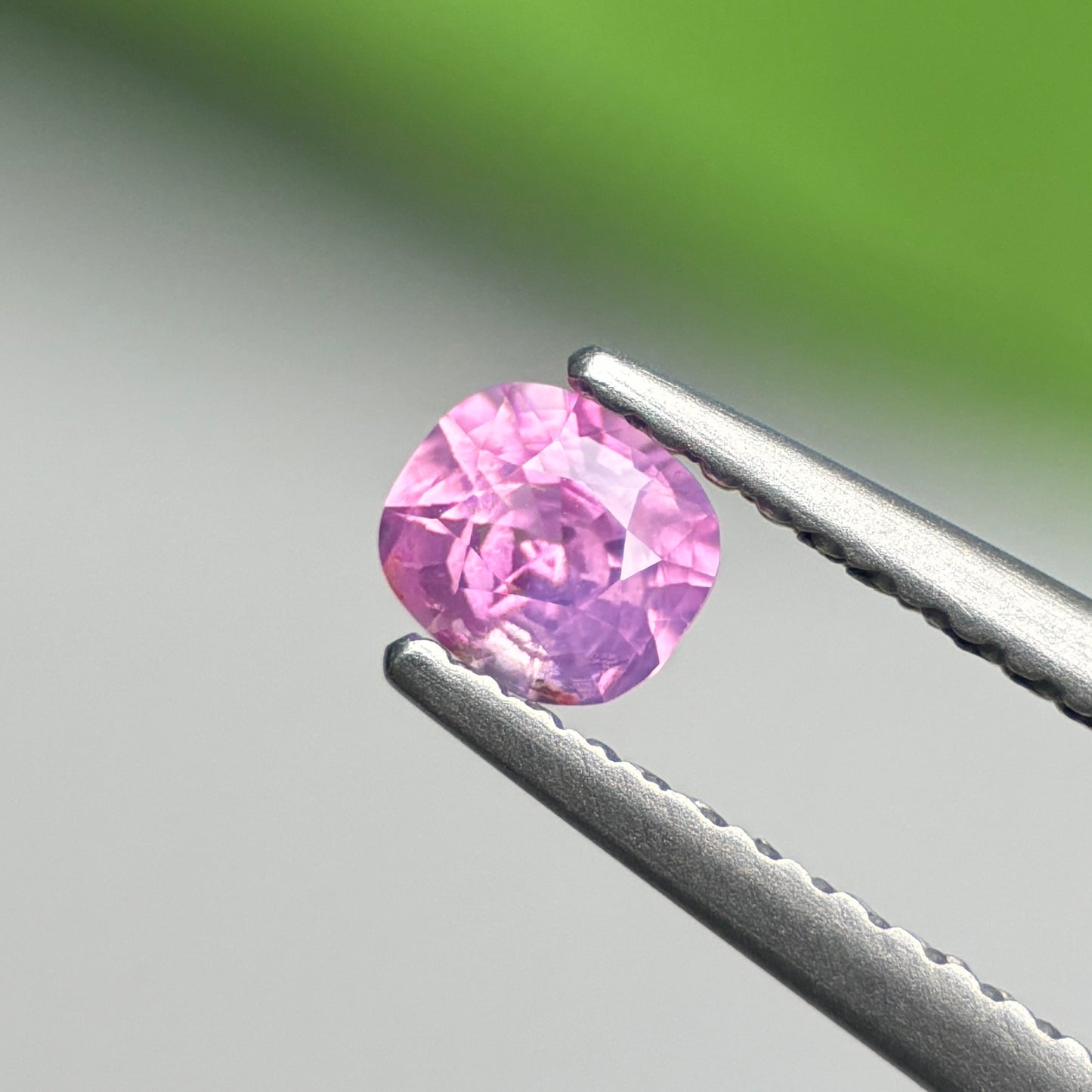 0.45 ct Natural Pink Sapphire Vietnam. Cushion Shape.
