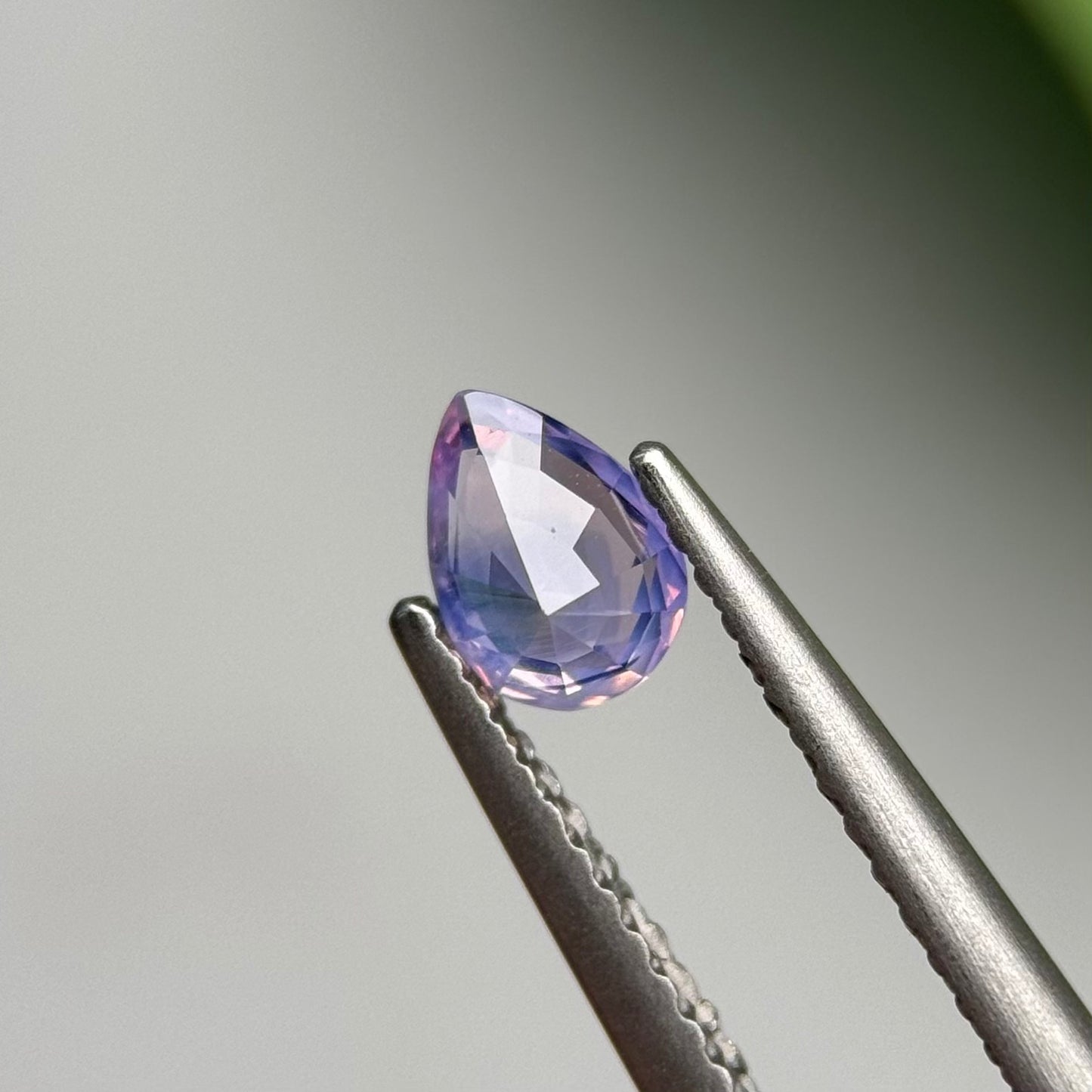 0.55ct Natural Whitish Purple Milky Sapphire Vietnam.