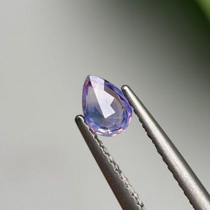 0.55ct Natural Whitish Purple Milky Sapphire Vietnam.
