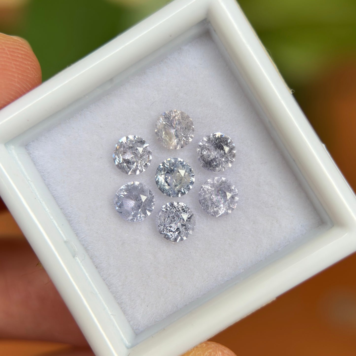 1.99 ct / 7Pcs Natural Spinel Vietnam, Round Shape, No Treament.