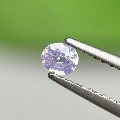 0.52 ct Natural Lite Purple Sapphire Vietnam. Cushion Shape.