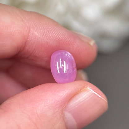 3,18ct Natural Pink Cacbochon Sapphire Viet Nam. No Treatment Sapphire Luc Yen.