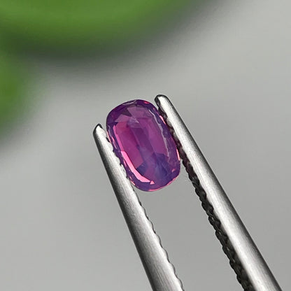 0.39ct Natural Pinkish Purple Milky Sapphire Vietnam