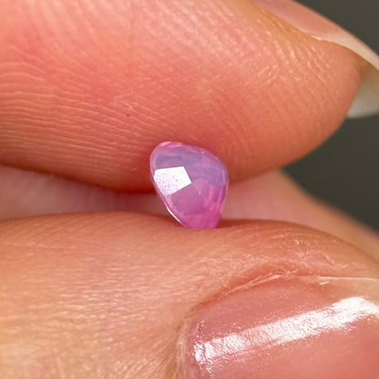 0.55ct Natural Milky Padparadscha Sapphire Vietnam