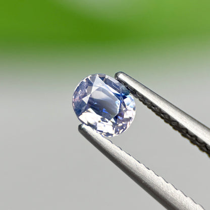0.53 ct Natural Blue-White Sapphire Vietnam. Cushion Shape.