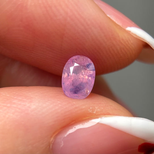 0.60ct Natural Milky Pink Sapphire Vietnam