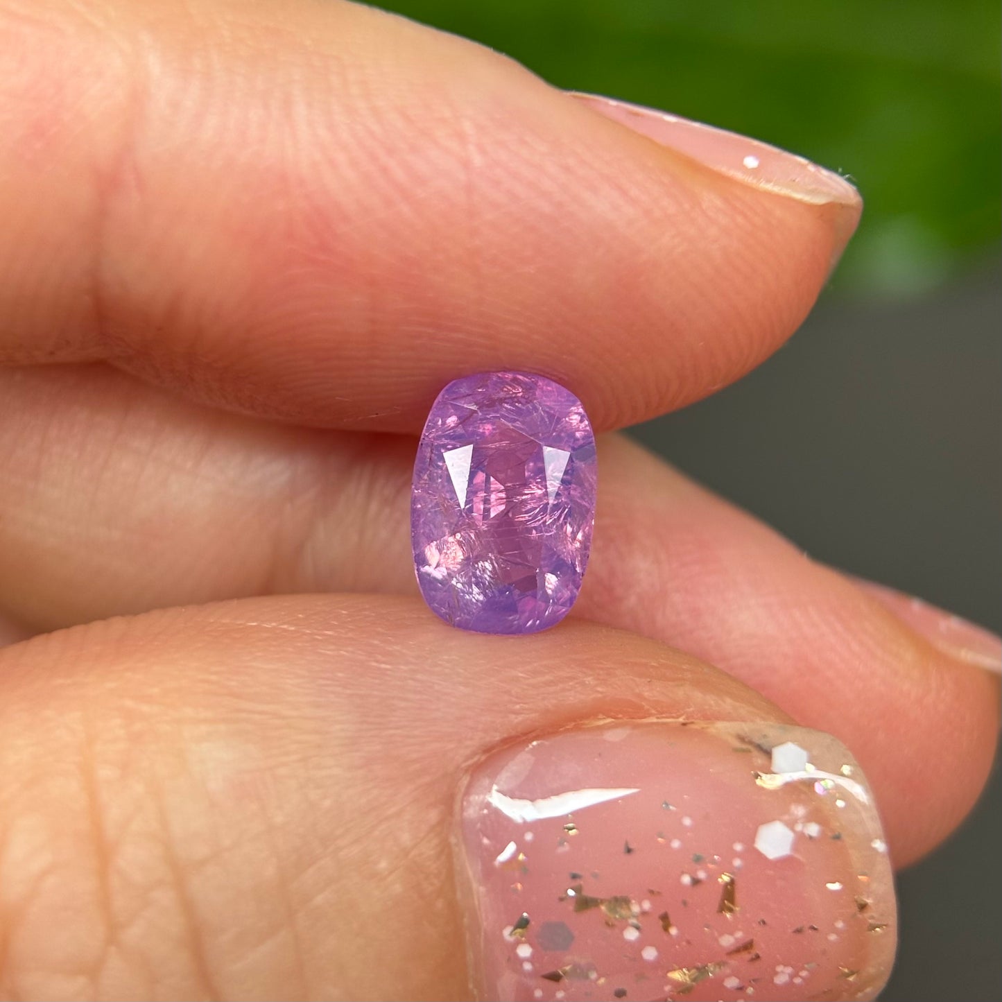 1.37ct Natural Pink Milky Sapphire Vietnam.