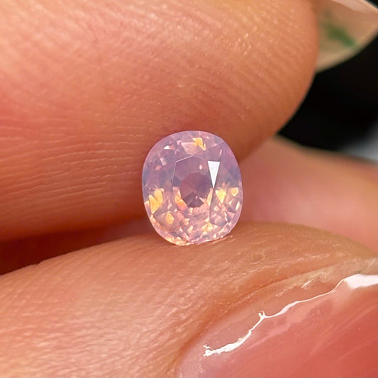 0.49ct Natural Milky Light Purple Sapphire Vietnam