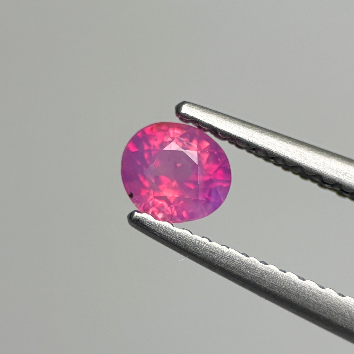 0.46 ct Natural Pink Milky Sapphire Vietnam. Cushion Shape.