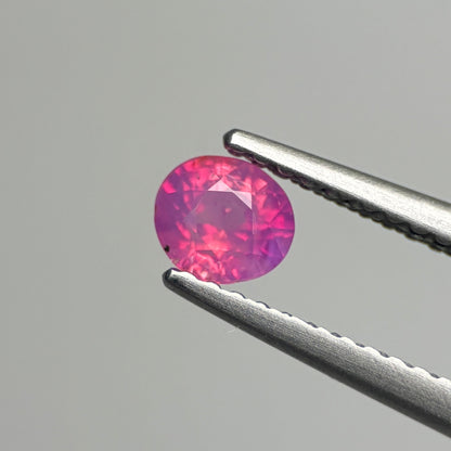 0.46 ct Natural Pink Milky Sapphire Vietnam. Cushion Shape.