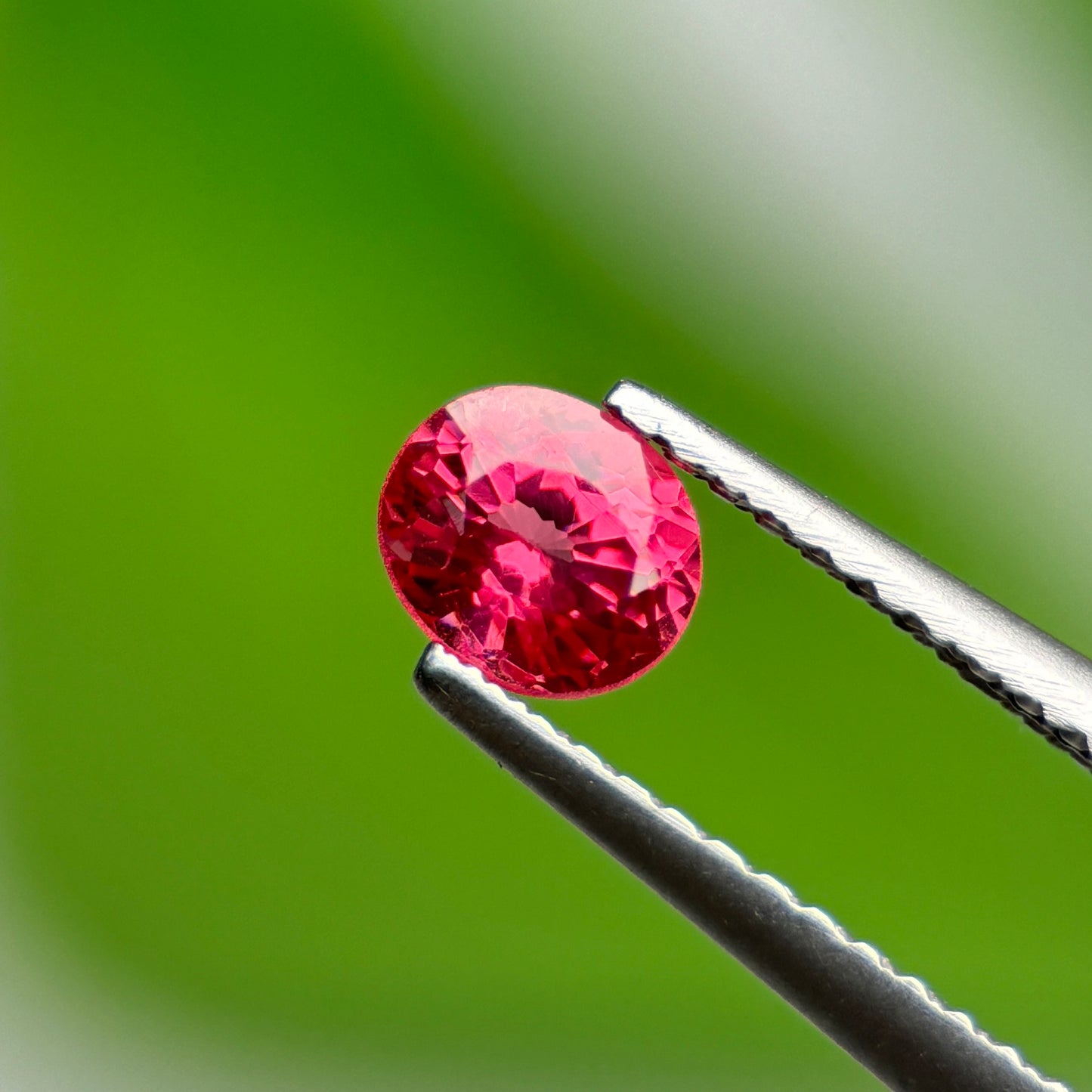 0.58 ct Natural Brownish Red Spinel Vietnam. Oval Shape. No Treatment.