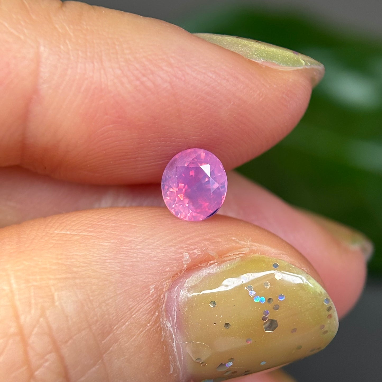 0.82ct Natural Pink Milky Sapphire Vietnam