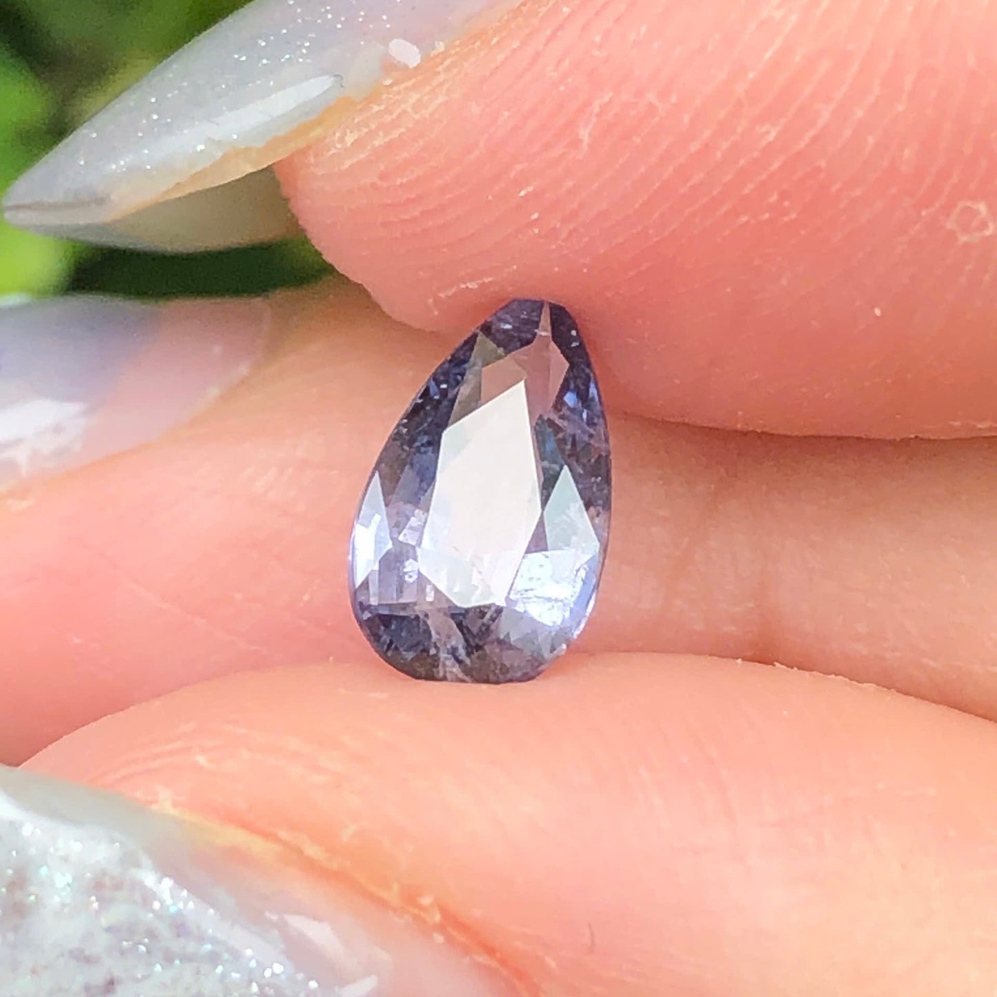 0,82ct Natural Gray Spinel Viet Nam. Pear Shape. No Treatment Spinel Luc Yen.